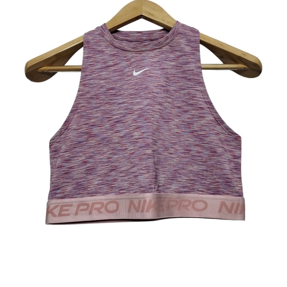 NIKE‎ Women's Space-Dyed Cropped Tank Top M Gym Workout Running